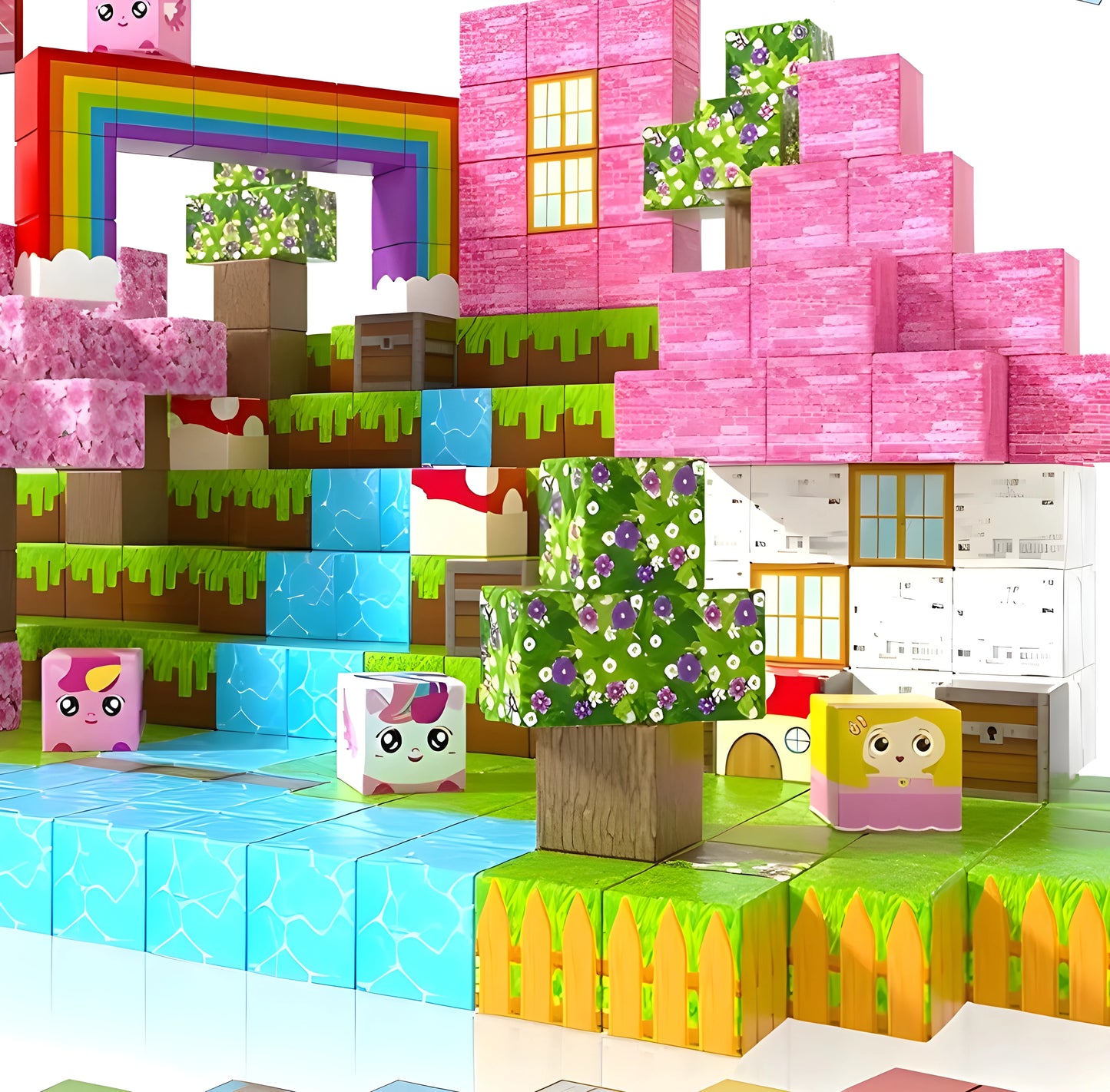 Onenazo magnetic building blocks unicorn gift