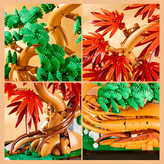 Onenazo 2-in-1 Bonsai-Bausteinset