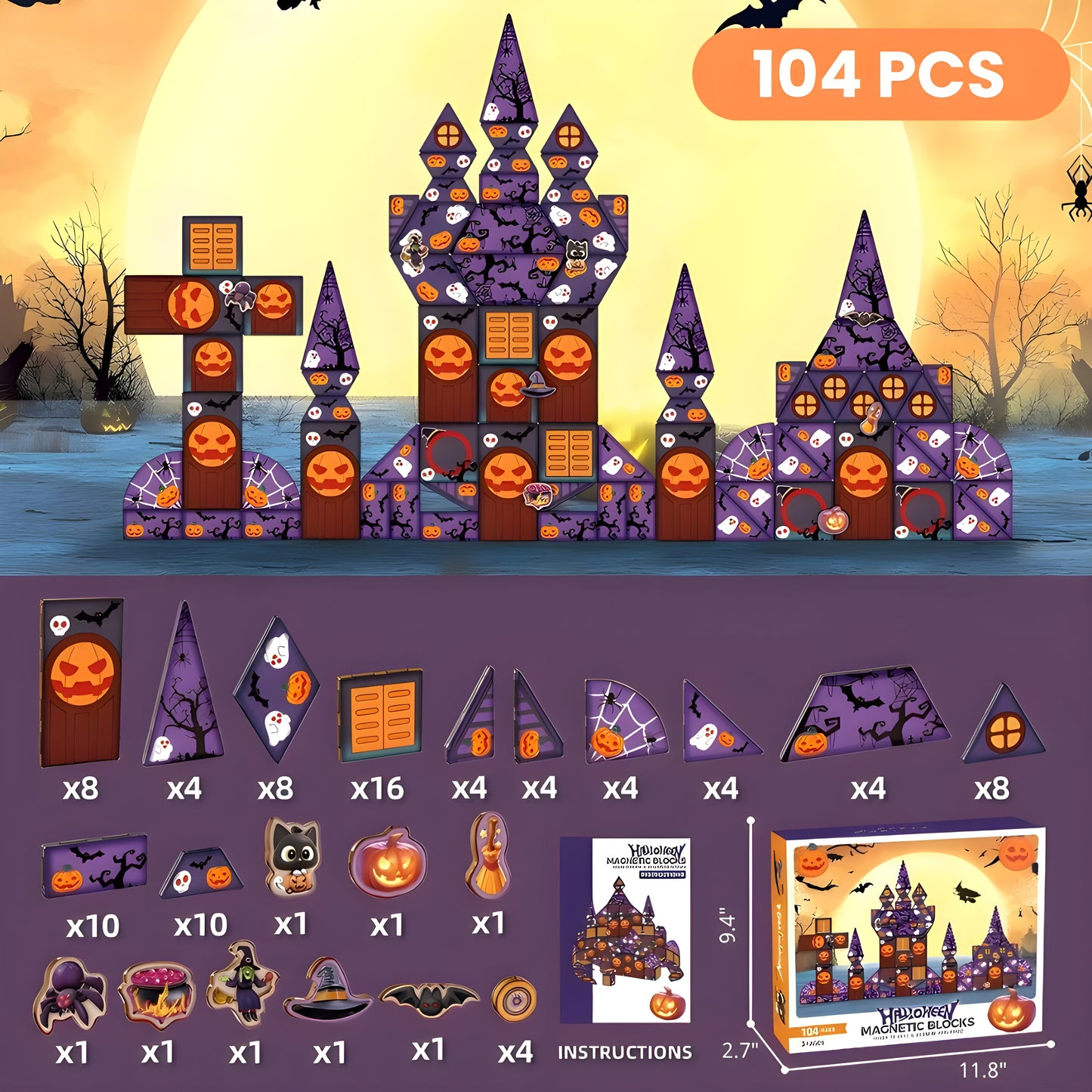 Onenazo Magnetische Bausteine – Halloween 2025 Version
