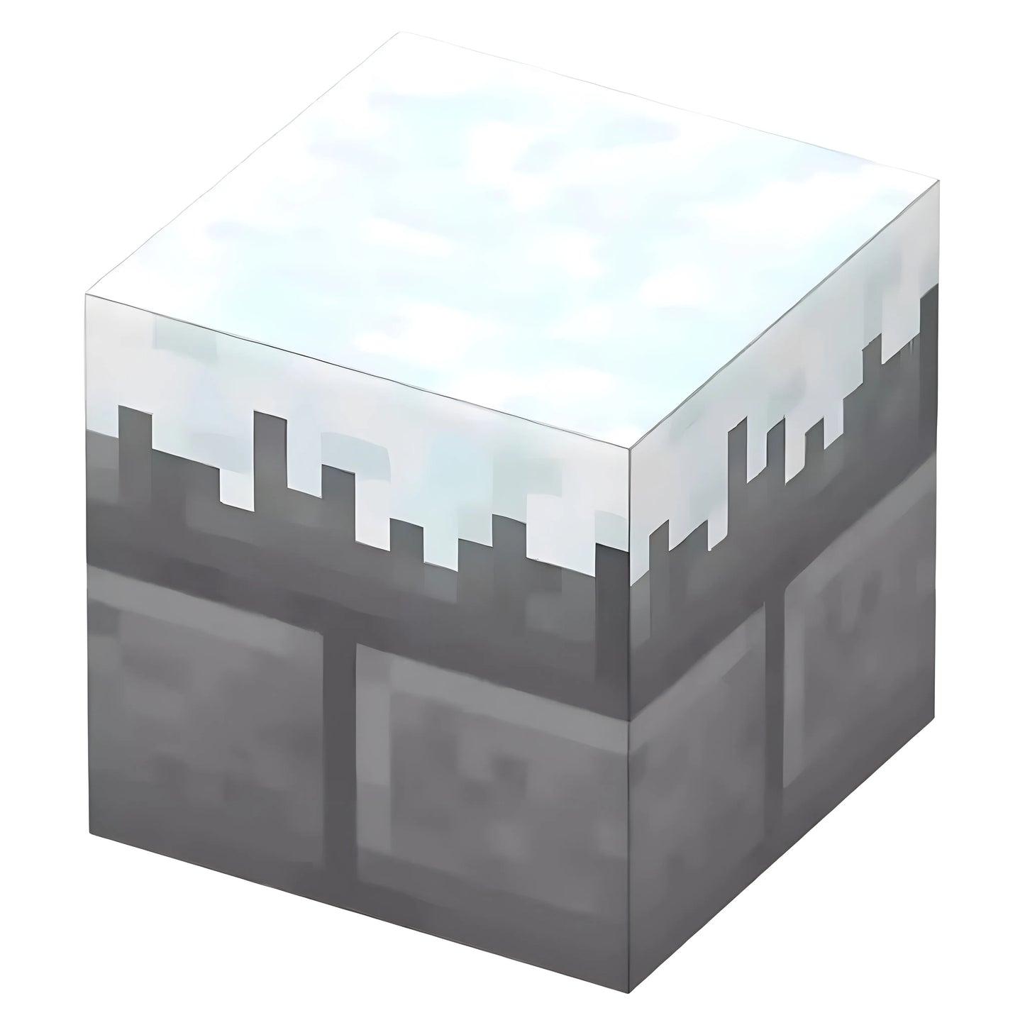 Snowy Stone Minecraft Magnetic Block