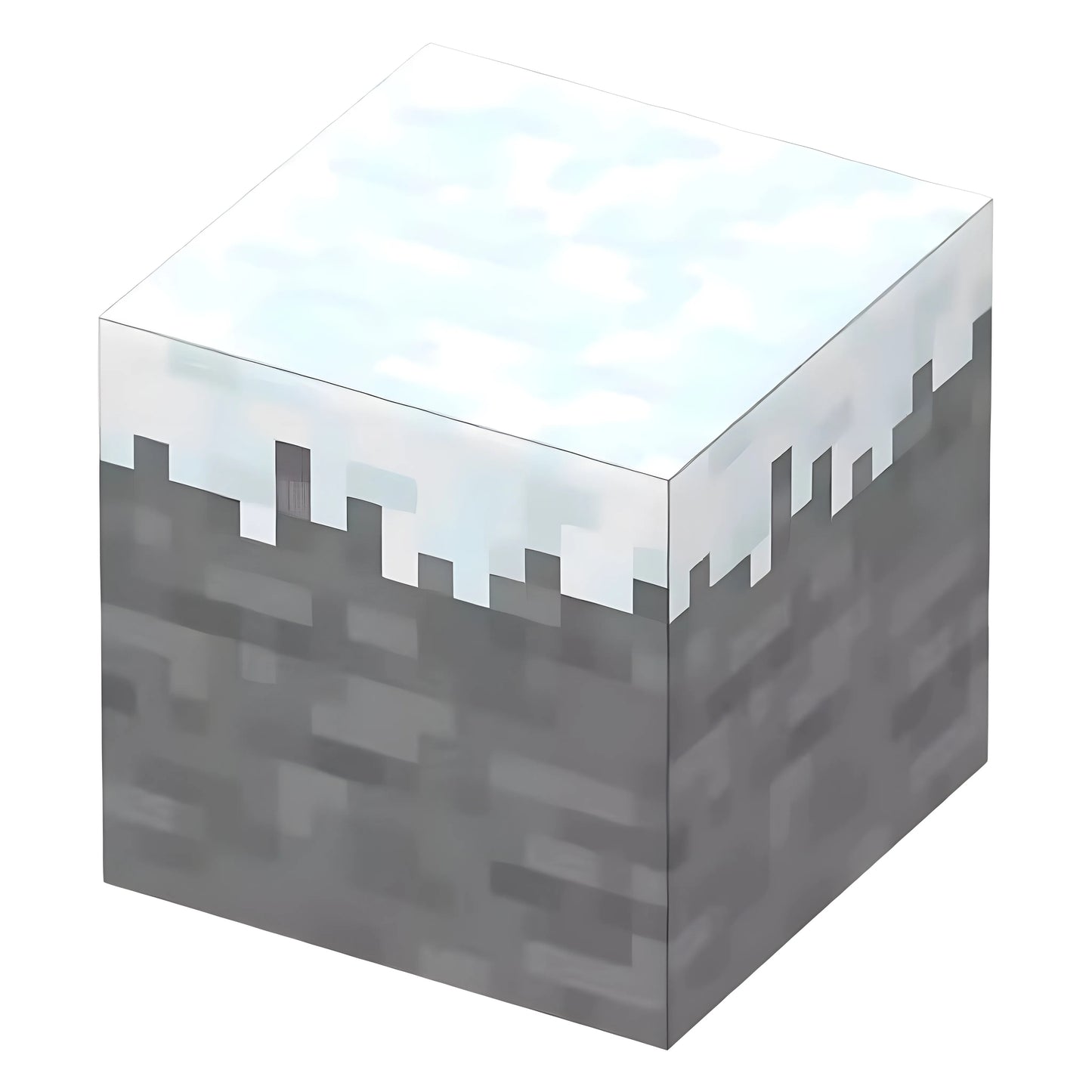 Snowy Stone Minecraft Magnetic Block
