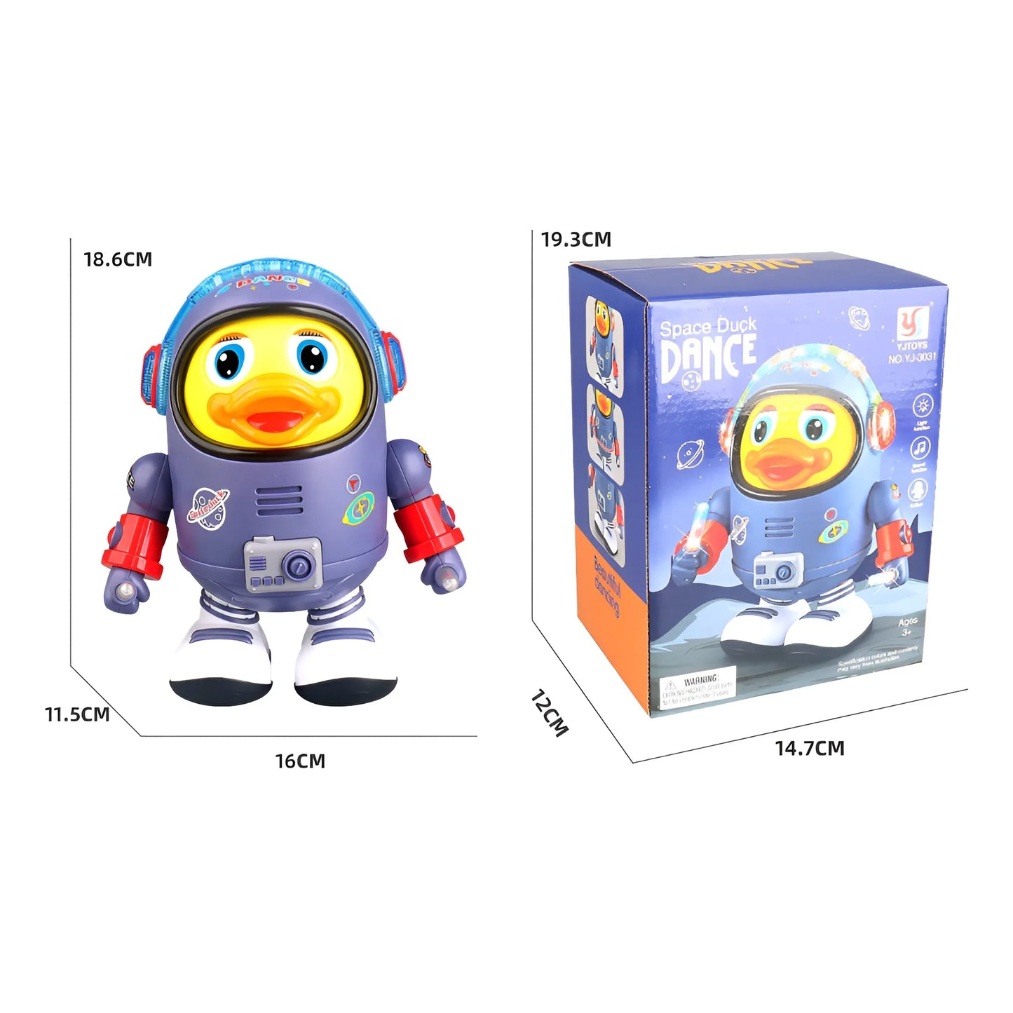 Tanzende Weltraum-Ente