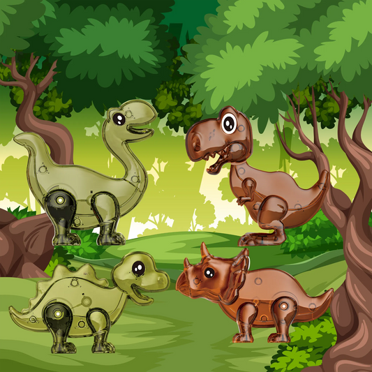 Onenazo Single Dinosaur Magnetic Tiles - 5 PCS