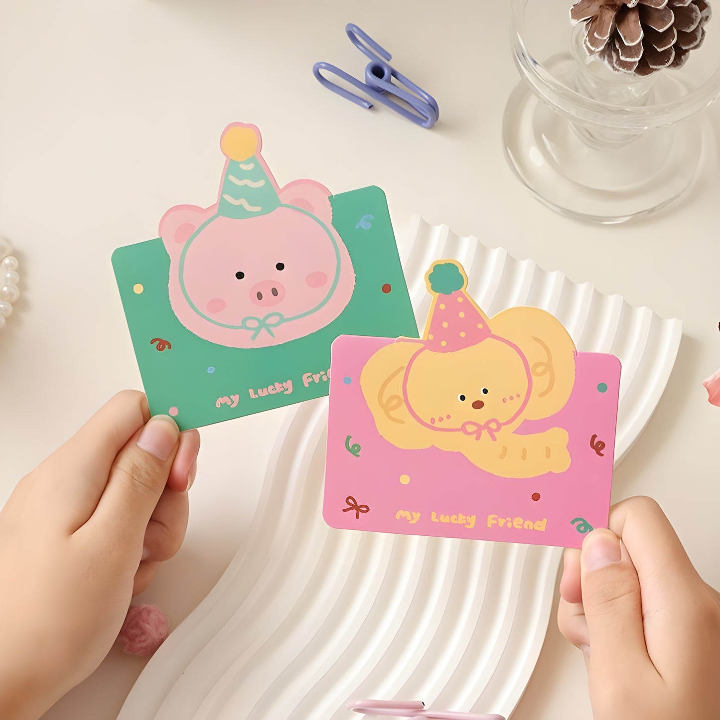 Onenazo Geschenkpapier, Bänder, Grußkarten