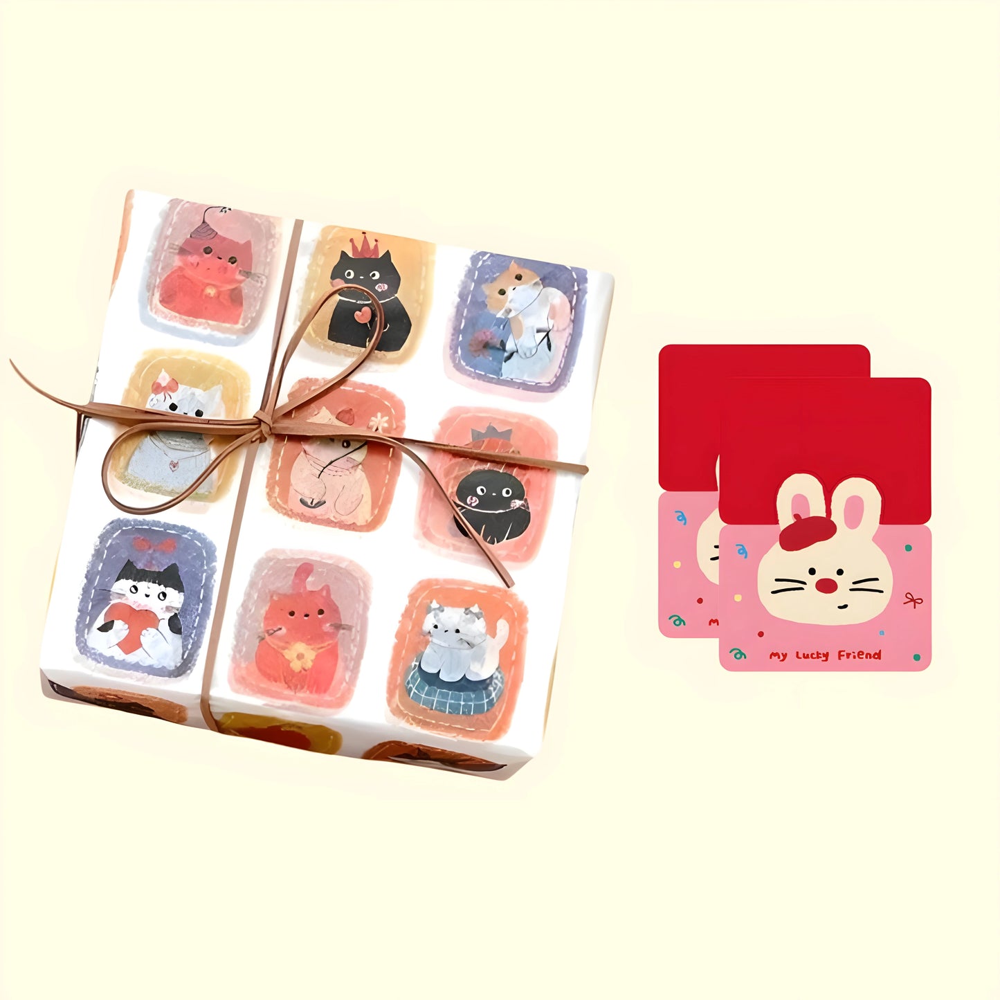 Onenazo Geschenkpapier, Bänder, Grußkarten