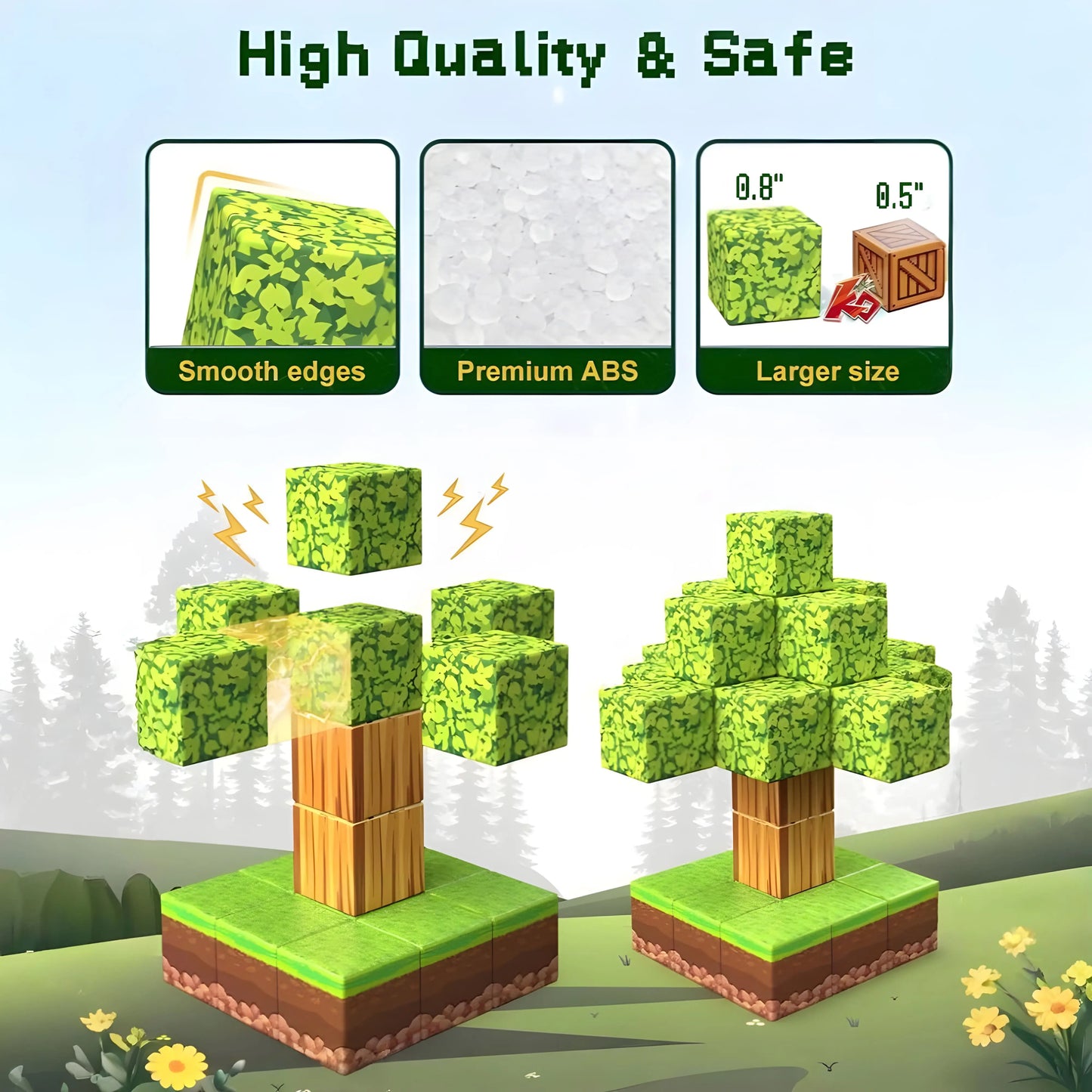 Onenazo magnetic building blocks high quality