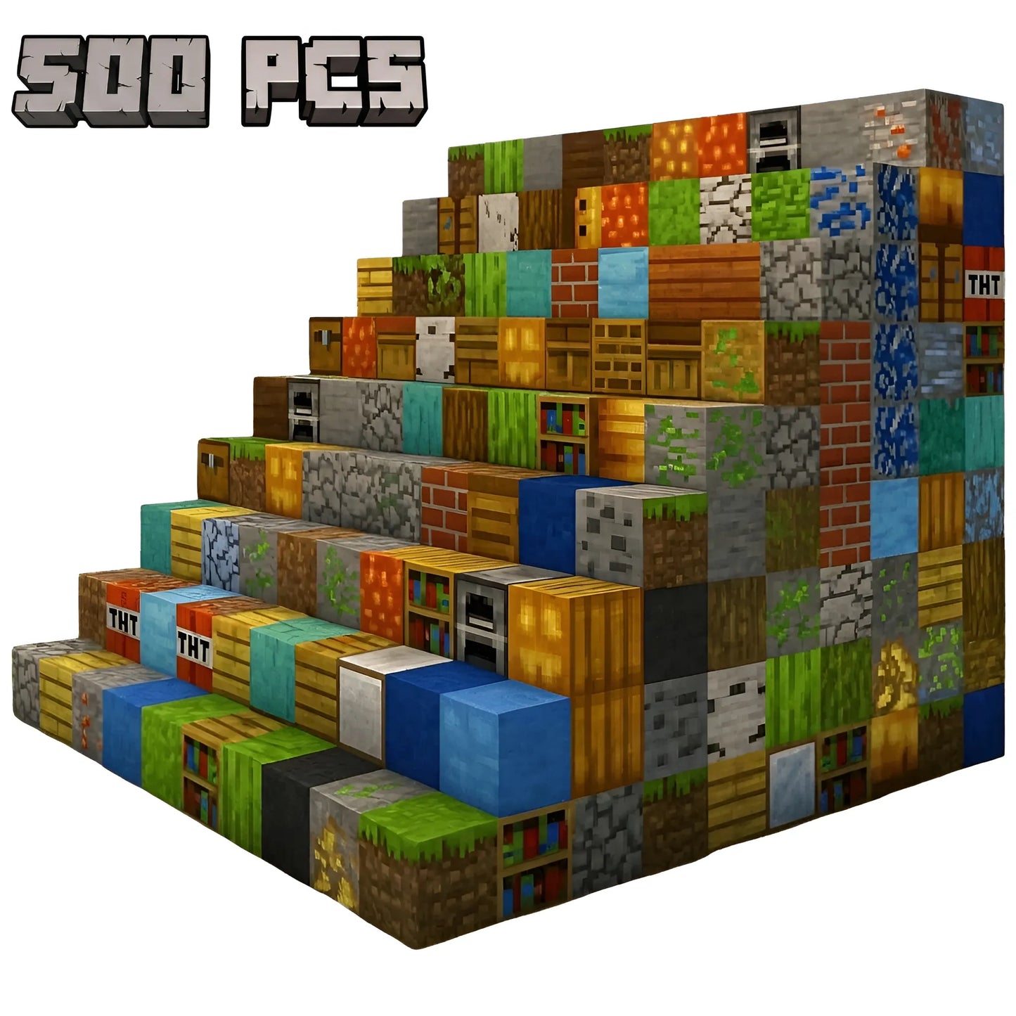 Original Magnetic Blocks Mix & Match - 100, 200, 300, 500, 1000 PCS | Pixel World