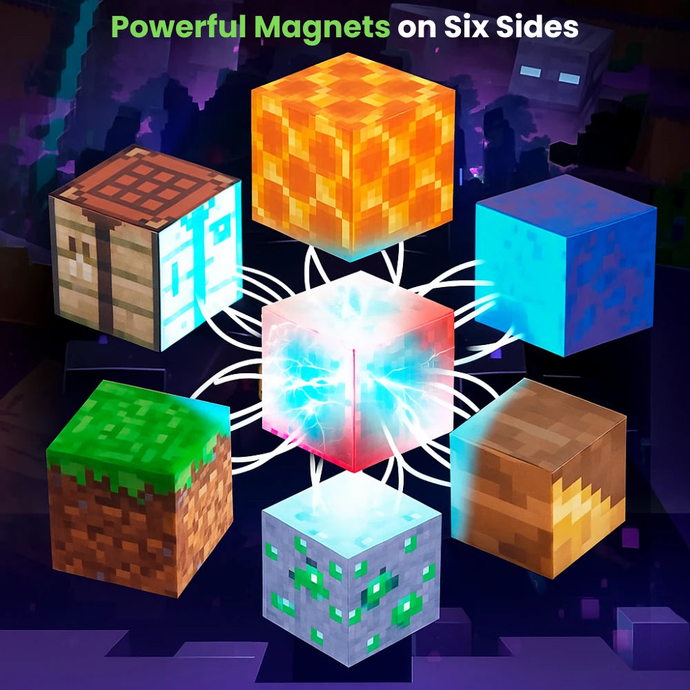 Minecraft Magnetic Blocks - Mix and Match - Upgraded Version - 100, 200, 300, 500, 1000 PCS
