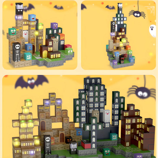 Blocs de construction magnétiques Onenazo - Halloween
