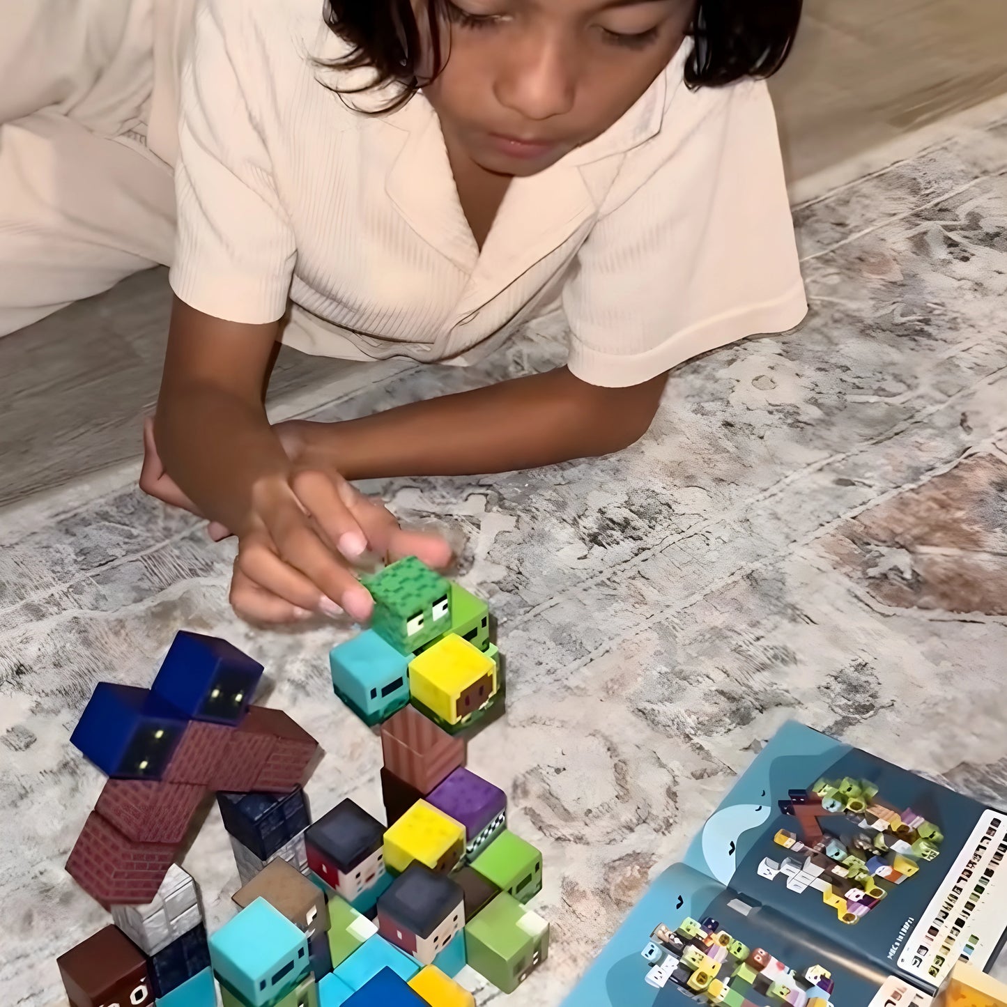 Onenazo 100PCS Magnetic Building Blocks - Unicorn
