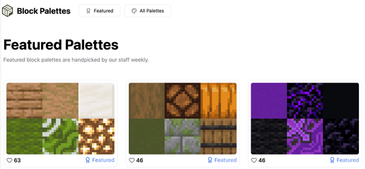 Minecraft Block Generator