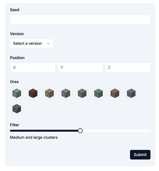 Minecraft Ore Locator