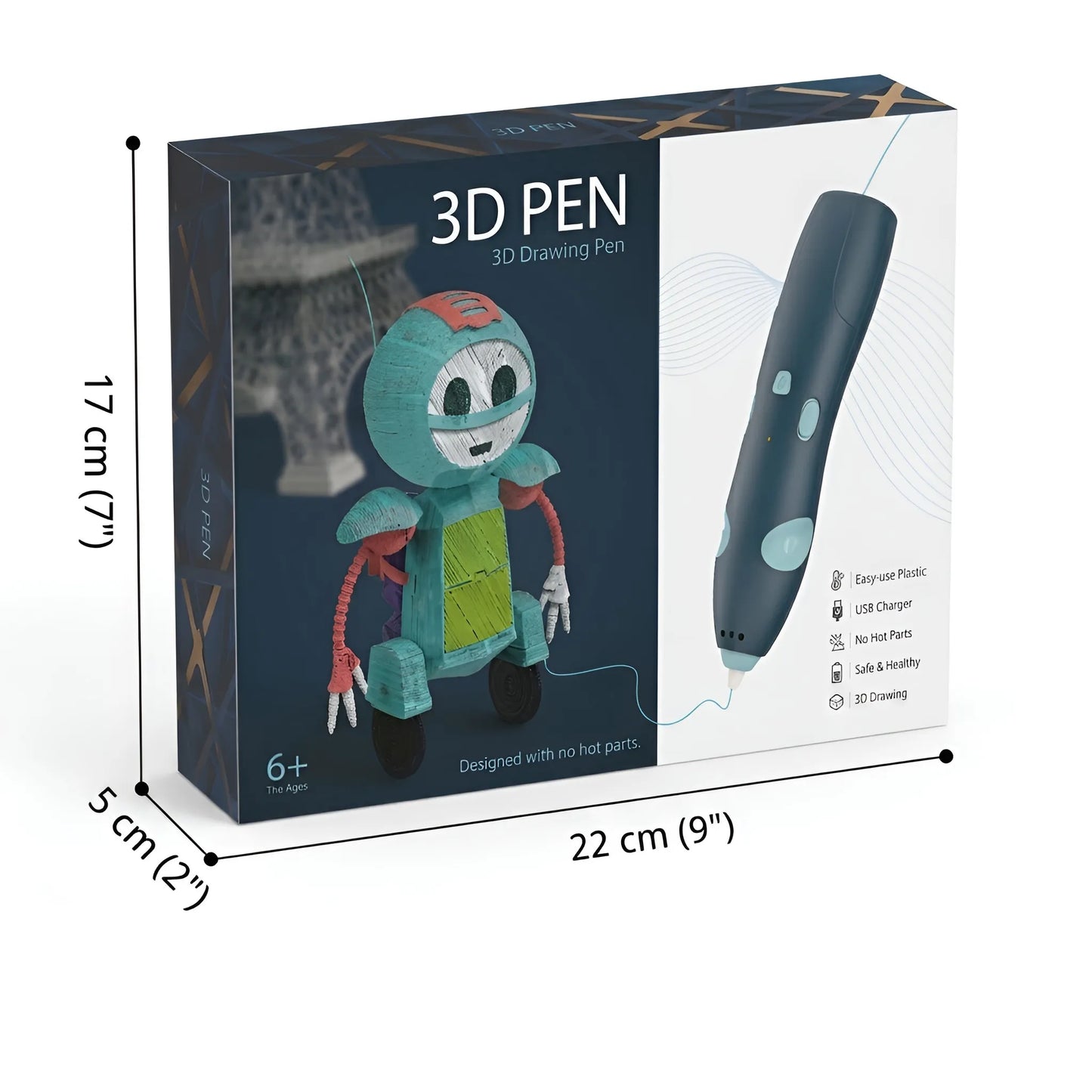 Onenazo Starter 3D Wireless Printing Pen Set for Kids - Upgraded