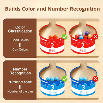 Montessori Magnetic Color and Number Maze