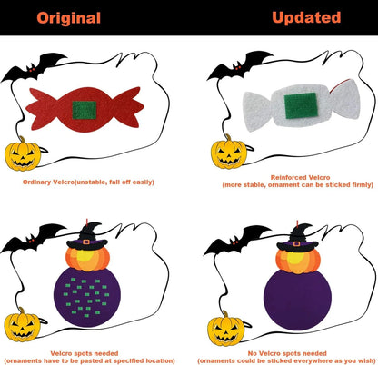 DIY Halloween Pumpkin Witch Decor | Felt Halloween Crafts for Kids | Toddler Halloween Crafts