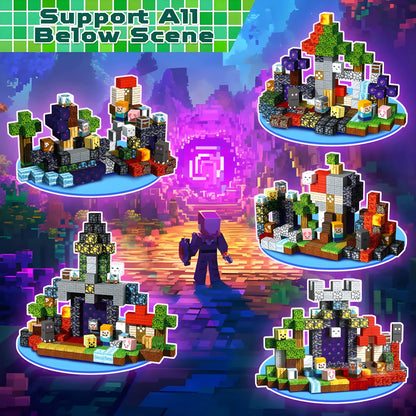 Minecraft 200PCS Magnetic Building Blocks - Halloween Ghost Adventures 2025 Version