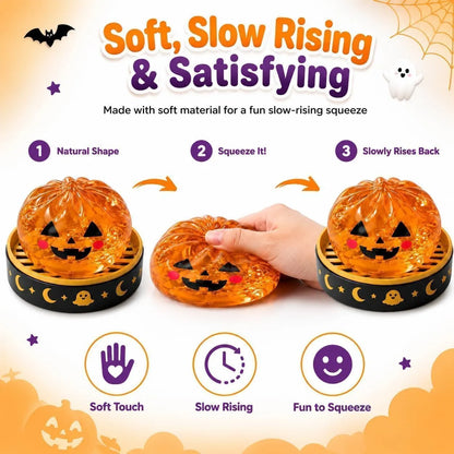 Halloween Mystery Glitter Dumpling Squishy | Blind Box Squishy | 5 Packs or Single Box