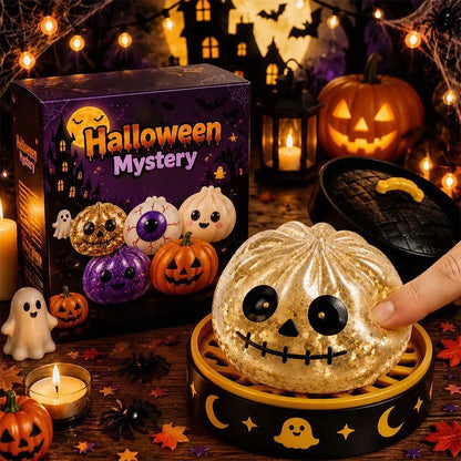 Halloween Mystery Glitter Dumpling Squishy | Blind Box Squishy | 5 Packs or Single Box