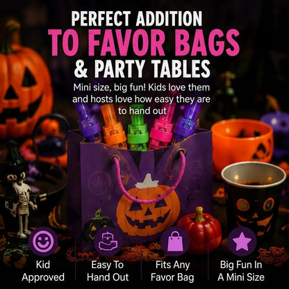 36PCS Halloween Finger Projector Lights | Magic Thumb Light | Colorful LED Finger Lights for Party Fun | Treat Bags Classroom Rewards Indoor Decor