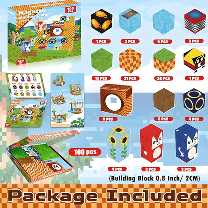Onenazo magnetic building blocks adventure for kids