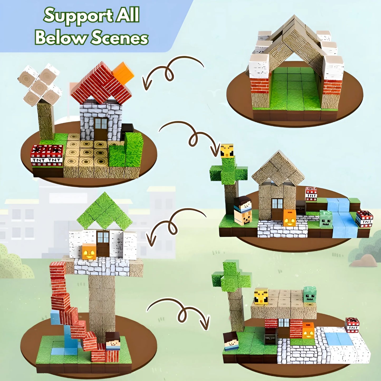 Magnetic Building Blocks 100 PCS