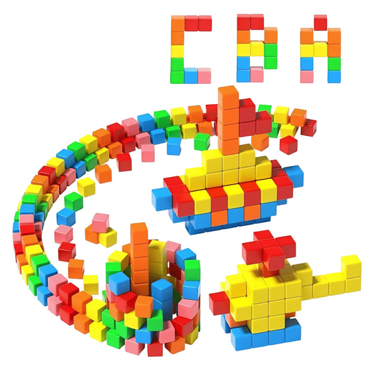 Colorful magnetic building block