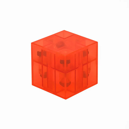 Transparent red mgnetic blocks