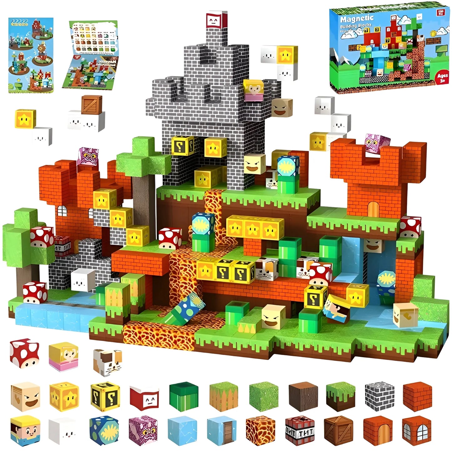 Onenazo Magnetische Bausteine, 150 Teile | Spiel Adventure Time