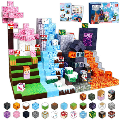 Onenazo Magnetische Bausteine, 150 Teile | Königreich von Eis und Feuer