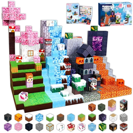 Onenazo Magnetische Bausteine, 150 Teile | Königreich von Eis und Feuer