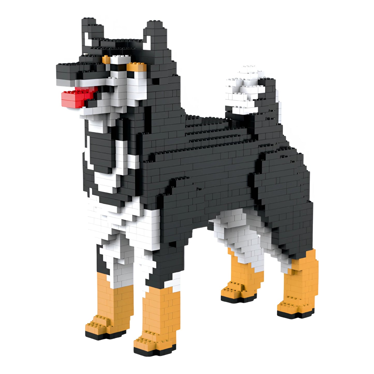 building blocks shiba inu black front