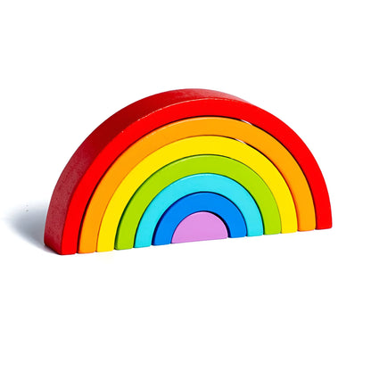 Montessori Wooden Rainbow Stacking Toy