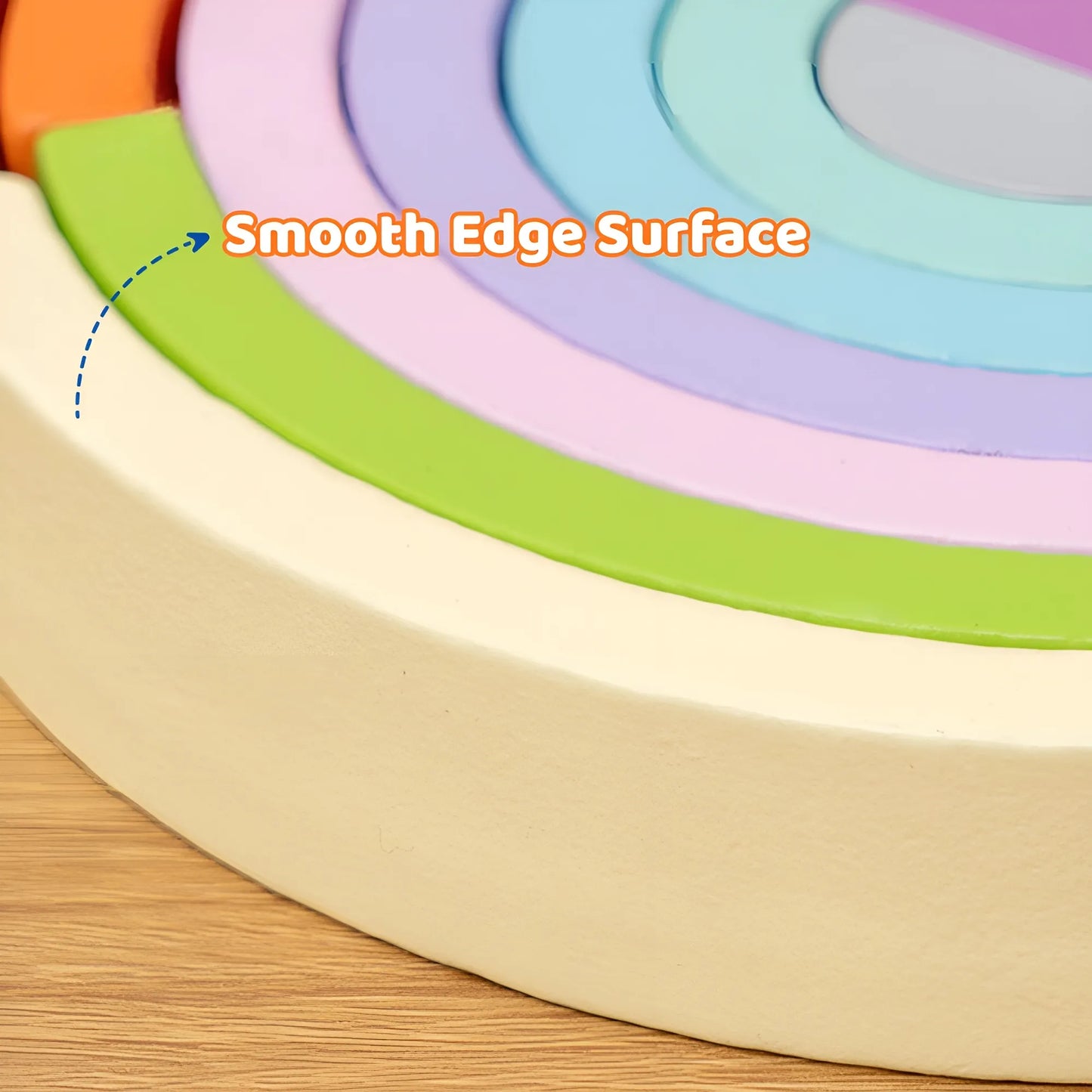 Montessori Wooden Rainbow Stacking Toy