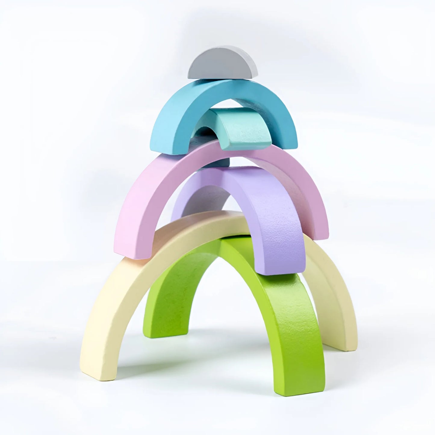 Montessori Wooden Rainbow Stacking Toy