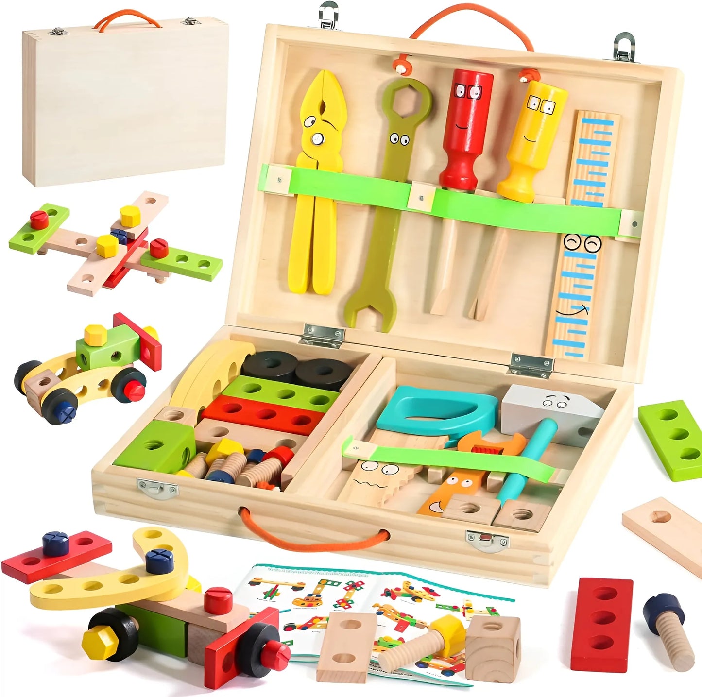 Montessori Holzwerkzeug-Set für Kinder