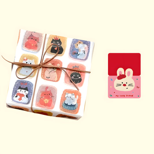 Onenazo Geschenkpapier, Bänder, Grußkarten