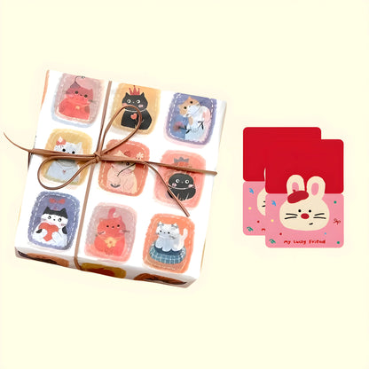 Onenazo Geschenkpapier, Bänder, Grußkarten
