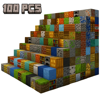 Original Magnetic Blocks Mix & Match - 100, 200, 300, 500, 1000 PCS | Pixel World