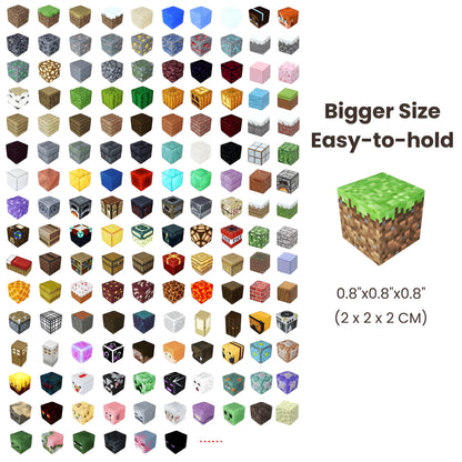 Minecraft Magnetic Blocks - Mix and Match - Upgraded Version - 100, 200, 300, 500, 1000 PCS