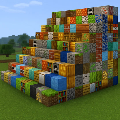 Minecraft Magnetic Blocks - Mix and Match - Upgraded Version - 100, 200, 300, 500, 1000 PCS