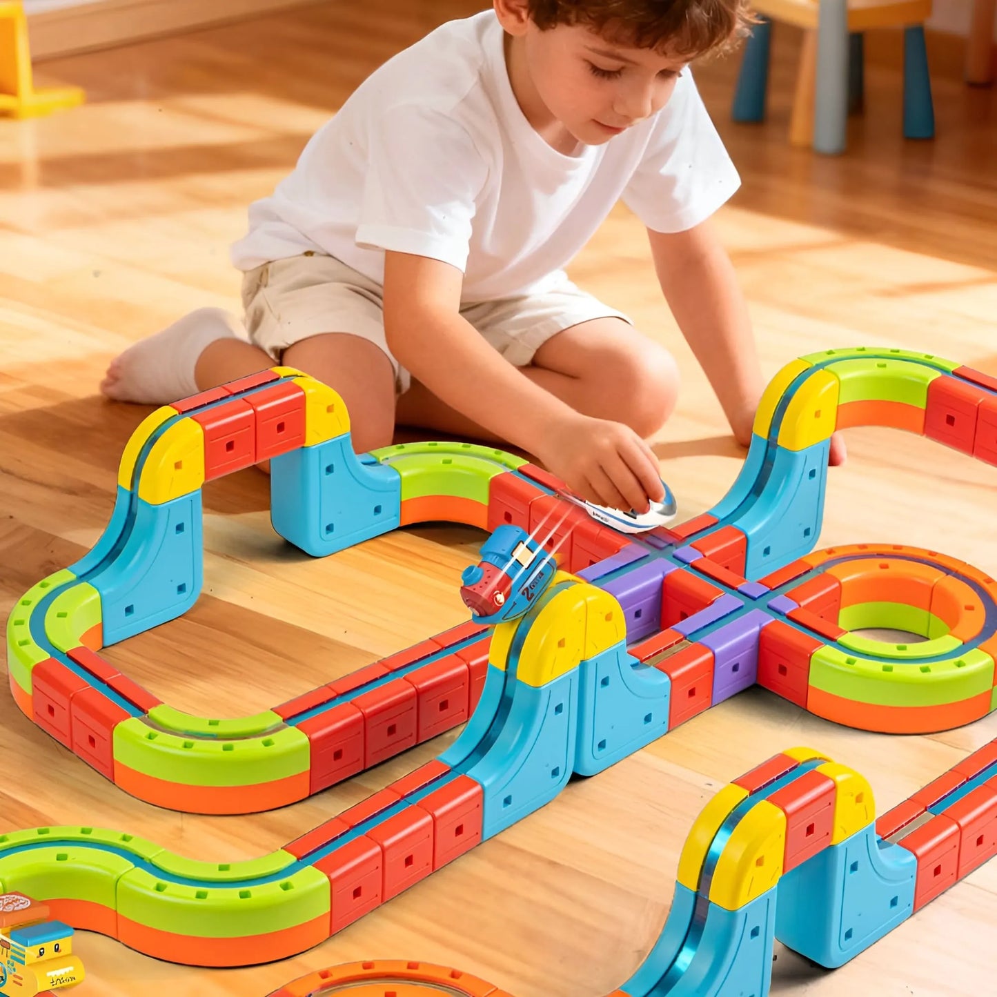 Onenazo Electric Train Set 91, 127 PCS