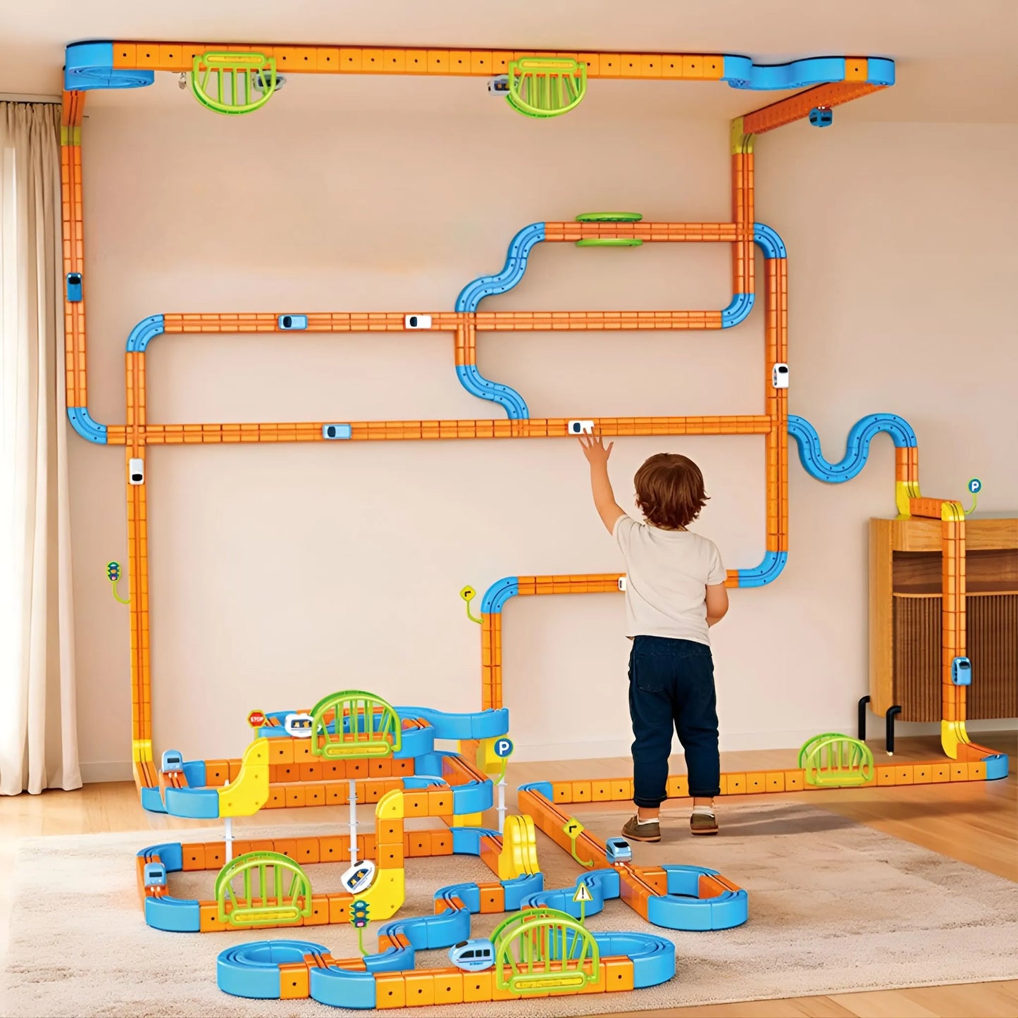 Onenazo Electric Train Set 91, 127 PCS