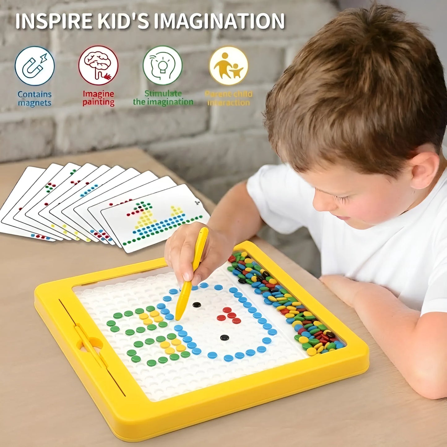 Montessori Magnetic Dots Board