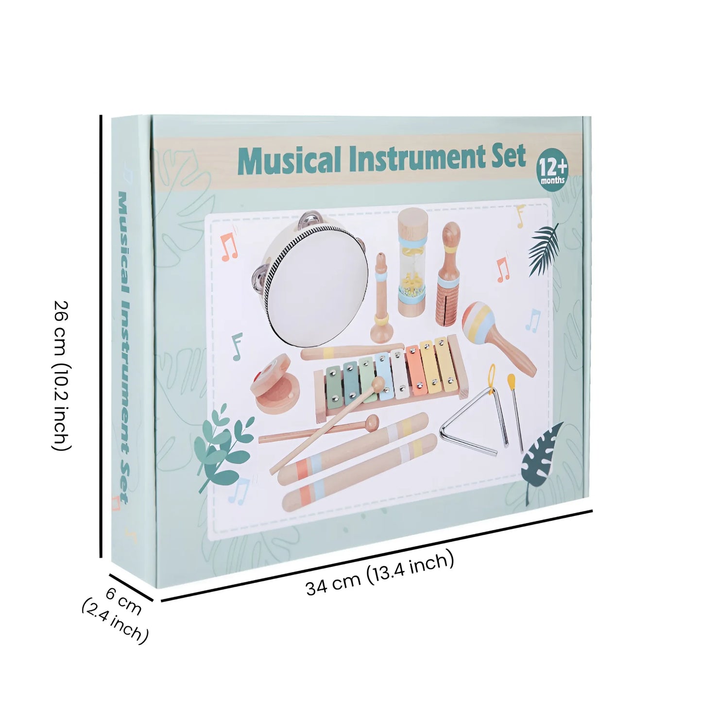Montessori Wooden Music Instruments Set | 9 Instruments