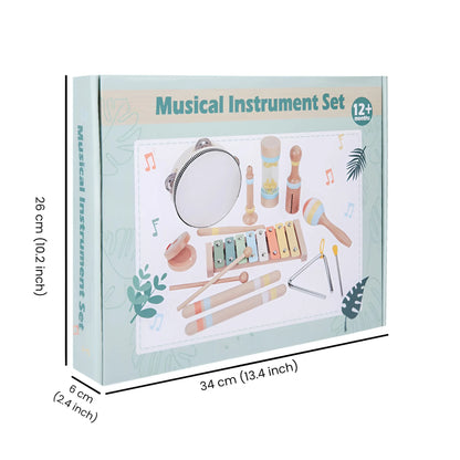 Montessori Wooden Music Instruments Set | 9 Instruments