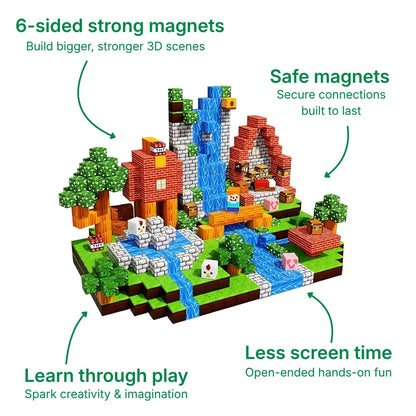 Original Magnetic Building Blocks 100 PCS | 2cm/0.8"