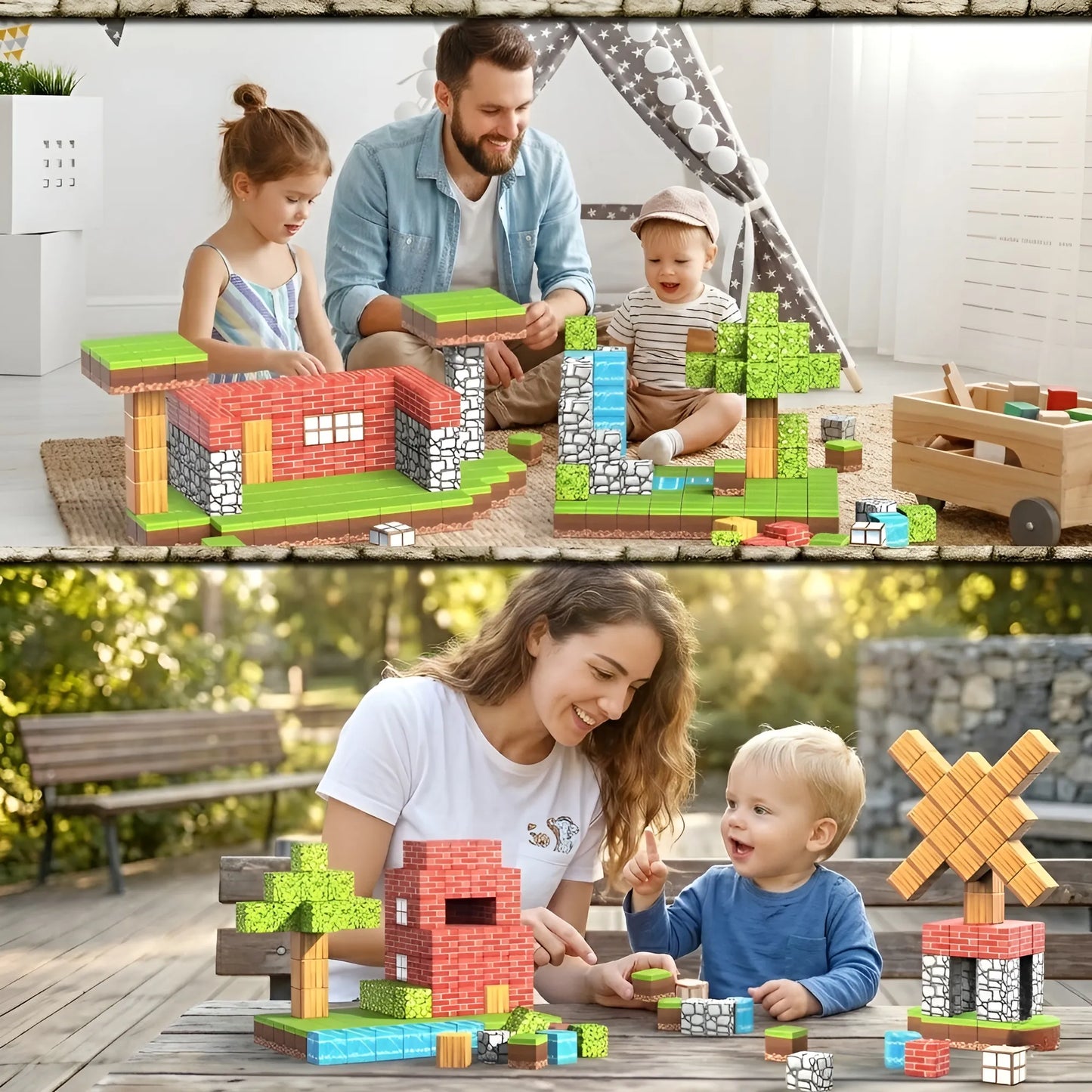 Magnetic Building Blocks 100 PCS