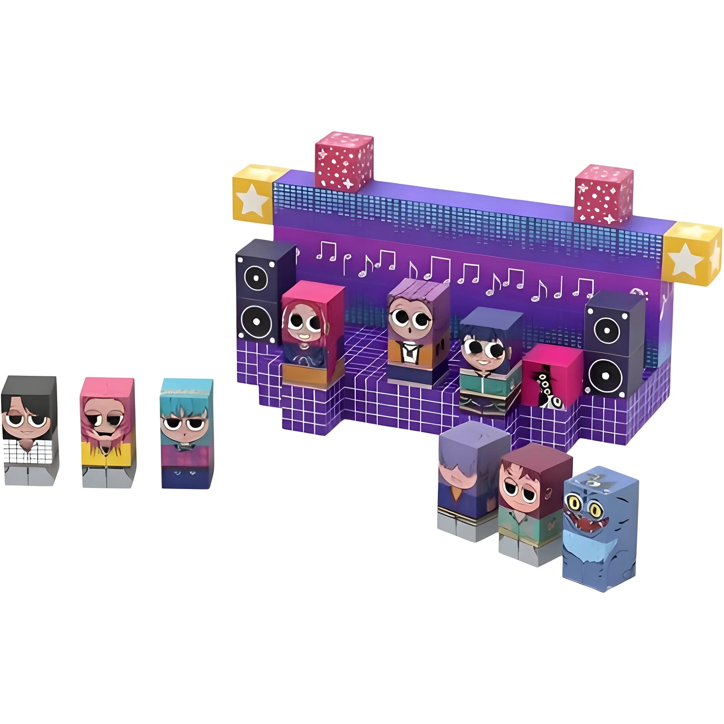 Onenazo Magnetische Bausteine – Musik 100, 150 Stück | 2 cm