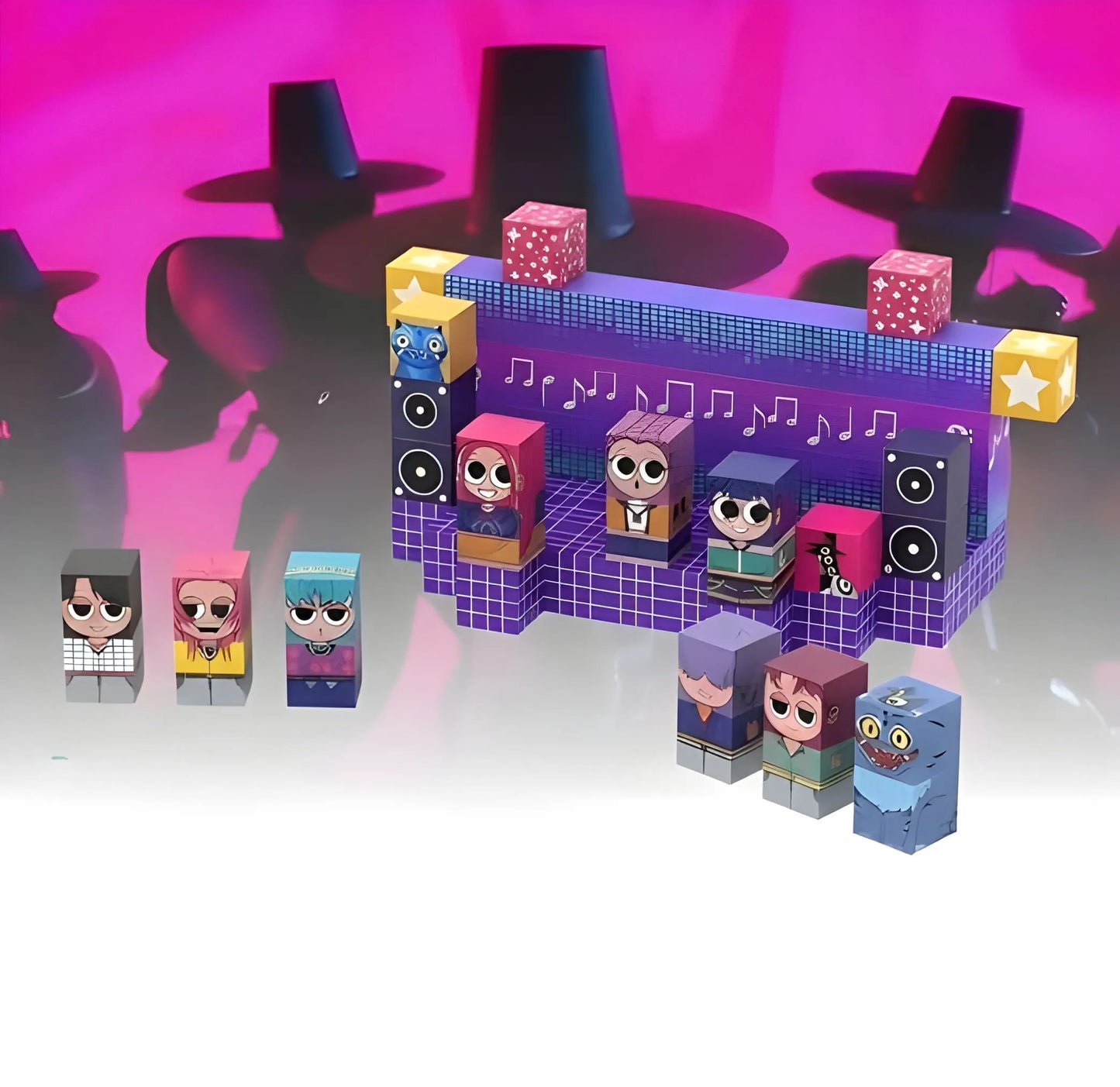 Onenazo Magnetische Bausteine – Musik 100, 150 Stück | 2 cm