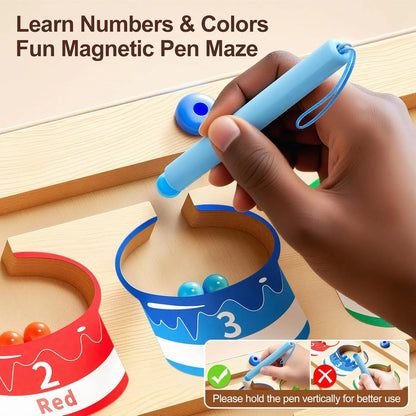 Onenazo Magnetic Color and Number Maze